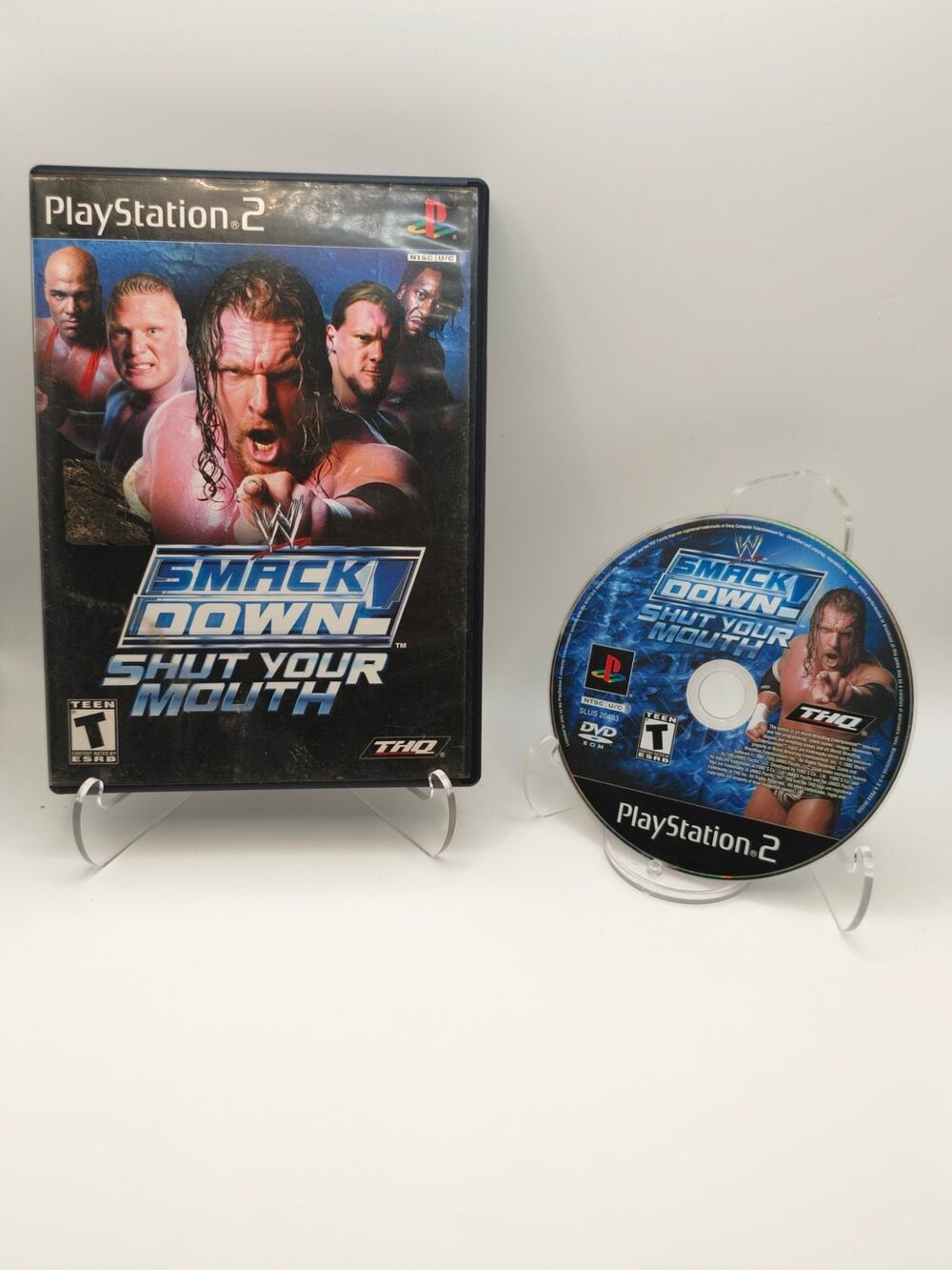 WWE SmackDown Shut Your Mouth PS2 Case + Disc